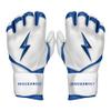 BRUCE BOLT Chrome Series Long Cuff Royal Batting Glove - Royal Youth Small view 1