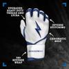 BRUCE BOLT Chrome Series Long Cuff Royal Batting Glove - Royal Youth Small view 2