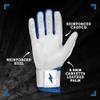 BRUCE BOLT Chrome Series Long Cuff Royal Batting Glove - Royal Youth Small view 3