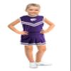 Little King NCAA Toddler/Youth Girls Team 2 Piece Cheer Dress-Kansas State-2T view 1