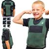 Weighted Vest for Kids - Adjustable Compression Vest, Medium (Ages 5-9), 6 Removable Weights, Breathable Snug Fit view 1