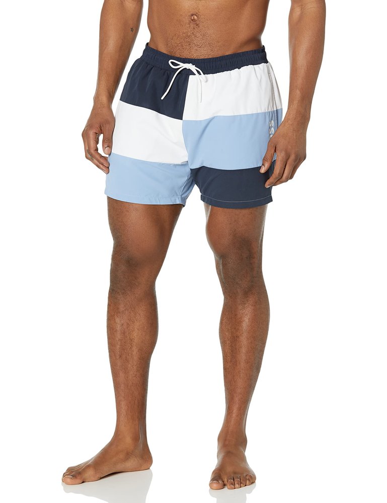 BOSS Court Color Block Swim Trunks