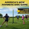 Disc It Indoor & Outdoor Team Game  Original Flying Disc Toss Sport - Fun For Events & Gatherings - Play At The Beach, Backyard, Park, Tailgates - Quick Easy 3 Minute Setup  For All Ages view 2