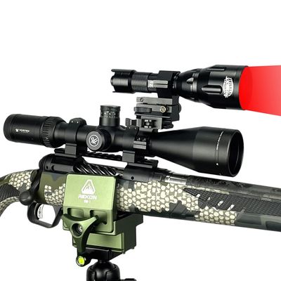 Wicked Lights A55iC Red Night Hunting Light Kit for Coyote, Fox, Bobcat, Hogs, and Predators