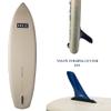 ISLE Surf and SUP Switch Inflatable Hybrid Kayak-Stand Up Paddle Board | 2in1- Kayak & Bundle, Incl. Seat, Paddle, Hand Pump, Travel Bag, 11.6 x 35.5 6 in - max. 425 lbs Seafoam/Navy, view 4