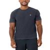 INTO THE AM Athletic Workout Shirts for Men Fitted Gym Sports Running Fitness Dry Fit Logo Tees (Navy, Small) view 1