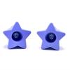 ROLLERSTUFF Bolt-On Twinkle Toes Star Toe Stops, Periwinkle Twinkle (Pair) view 1