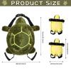 3pcs Turtle Butt Pads for Snowboarding Ski Protective Gear Set Cute Turtle 3D Hip Protectors for Skating Tortoise Cushion Padded Turtle Knee Pad for Kids Adults Skiing Roller Protection (Green) view 2