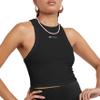 Champion Women's Tank Top, Ribbed Tank Top for Women, Fitted Ribbed Tank, Multiple Colors, Champion Script view 1