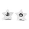 ROLLERSTUFF Bolt-On Twinkle Toes Star Toe Stops, OYSTAR Pearl (White) view 1