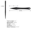 JXE JXO Throwing Spikes, 9.4" Stainless Steel No Spin Throwing Set with Nylon Belt Sheath view 2