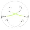 SENYUBBY High Strength 49-Strands Steel Wire Leader Rigs with Hooks Swivels Snap Connect,Saltwater Fishing Assecories Steel Wire Leader with Nylon-Coating view 3