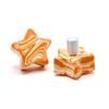 ROLLERSTUFF Twinkle Toes Star Toe Stops, Orange Marble-ADE (Pair) view 1