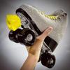 ROLLERSTUFF Bolt-On Twinkle Toes Star Toe Stops, Starry Night Yellow (Pair) view 3