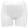 Loloda Women's Boyshort Underwear Semi See-Through Seamless Panties Soft Stretch Boxer Briefs White A One Size view 3