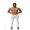 JOCKMAIL Long Johns Pants Men Thermal Underwear Cotton Printed Mens Thermal Underwear Sleeping Bottoms Leggings Pant (White, X-Large) view 2
