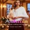 Aukmla Wedding Faux Fur Shawls and Wraps Bridal Fur Coat Winter Cape Stole with Rhinestones Brooch for Brides and Women (White) view 4