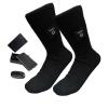 FUUBAMB00 Winter Heated Socks Men Women Thermal Cotton Socks Rechargeable Foot Warmer for Outdoor Skiing Cycling No Batteries,Black view 1