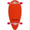 Daddies Logo Pintail Longboard Complete - Orange view 1