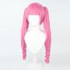 TO KU TOO YUO Anime Cosplay Wig 80cm Long Pink Curly Hair Wigs Heat Resistant Synthetic Hair Party Woman Wigs + Wig Cap (A) view 2