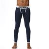 JOCKMAIL Long Johns Pants Men Thermal Underwear Cotton Printed Mens Thermal Underwear Sleeping Bottoms Leggings Pant (Navy, Large) view 1