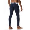 JOCKMAIL Long Johns Pants Men Thermal Underwear Cotton Printed Mens Thermal Underwear Sleeping Bottoms Leggings Pant (Navy, Large) view 3
