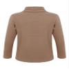 Fldy Toddler Baby Boys Girls Thermal Underwear Long John Long Sleeve Turtleneck T-Shirt Fleece Baselayer Shirts Coffee 7-8 Years view 2