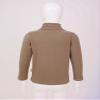 Fldy Toddler Baby Boys Girls Thermal Underwear Long John Long Sleeve Turtleneck T-Shirt Fleece Baselayer Shirts Coffee 7-8 Years view 4