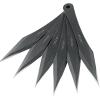 JXE JXO Throwing Spikes, 6Pack 9.4" Stainless Steel No Spin Throwing Set with Nylon Belt Sheath view 1