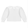 iiniim Baby Kids Long Sleeve Lace Doll Collar Blouse Solid Color T-Shirts Tops White 18-24 Months view 2