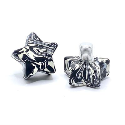 ROLLERSTUFF Twinkle Toes Star Toe Stops, Cruella Swirl (Black/White), Pair
