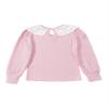 Loloda Kids Baby Long Sleeve Lace Doll Collar Blouse Loose Tops Shirts Pink 9-12 Months view 2