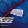GLORSIGN Outdoor Puffy Camping Blanket, Lightweight Down Alternative Puffy Printed Camping Large Ultra Warm Hammock Top Quilt Waterproof Blanket for Traveling Picnic Beach Party Cold Weather (Navy) view 4