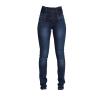 Maiyifu-GJ Women High Rise Button Front Skinny Jeans Stretch Classic Casual Slim Fit Denim Pants Butt Lift Tapered Jean Trouser (Dark Blue 1,Medium)