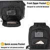 DBTAC Tactical Personal Defense Bags & Packs | 8L Tactical Bag Shoulder Chest Pack with Sling for Concealed Carry, Range, Travel, Hiking, Outdoor Sports (Urban Grey Camo) view 4