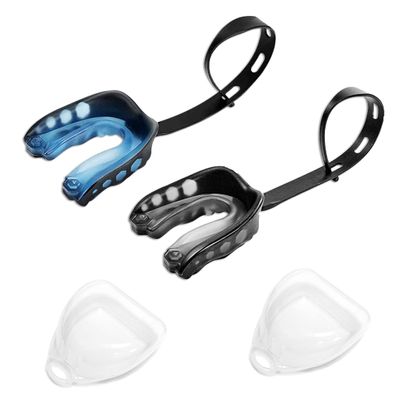2 Pack Football Mouthguard,Kids Sport Mouth Guard,Youth Mouth Guard with Straps and Case, Kids MouthGuard for Football,Mouthpiece for MMA,Lacrosse,Basketball,Hockey,Boxing