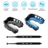 2 Pack Football Mouthguard,Kids Sport Mouth Guard,Youth Mouth Guard with Straps and Case, Kids MouthGuard for Football,Mouthpiece for MMA,Lacrosse,Basketball,Hockey,Boxing view 2