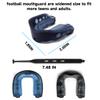 2 Pack Football Mouthguard,Kids Sport Mouth Guard,Youth Mouth Guard with Straps and Case, Kids MouthGuard for Football,Mouthpiece for MMA,Lacrosse,Basketball,Hockey,Boxing view 3