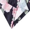 Bonny Billy Girls Long Sleeve Floral Print Flare Skirt Jersey Casual Dress for Kids 4-5 Years Black-1 view 2