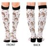 Wusikd Hedgehog Compression Socks for Women and Men Circulation Red Mushroom Long Socks for Athletic Running 1 view 2