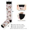 Wusikd Hedgehog Compression Socks for Women and Men Circulation Red Mushroom Long Socks for Athletic Running 1 view 4