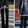 Women Slit Ankle Flare Jeans High Waisted Skinny Bell Bottom Denim Pants Slim Fit Butt Lift Wide Leg Jean Trousers (Black,Large) view 4