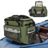 HODRANT Large Waterproof Kayak Cooler Behind Seat, Chair Back Bag for Lawn-Chair Style, Splash Ice Chest for Kayaking, Fishing & Beaches, Green view 1