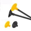 20pcs Boy Girl Cup Arrows Lightweight Replacement Arrows for Outdoor Fun Black Yellow for Boy Girl Toy Practice and Shooting view 3