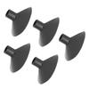 20pcs Boy Girl Cup Arrows Lightweight Replacement Arrows for Outdoor Fun Black Yellow for Boy Girl Toy Practice and Shooting view 4