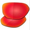 SAUCER Premium Replacement Lenses for Oakley Latch Beta OO9436 Sunglasses High Definition - Fire Red Polarized view 1