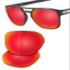 SAUCER Premium Replacement Lenses for Oakley Latch Beta OO9436 Sunglasses High Definition - Fire Red Polarized view 2