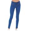Women's Mid Rise Skinny Pencil Jeans Casual Slim Fit Butt Lift Denim Pants 2 Button Washed Stretch Jean Trousers (Dark Blue,Small) view 1
