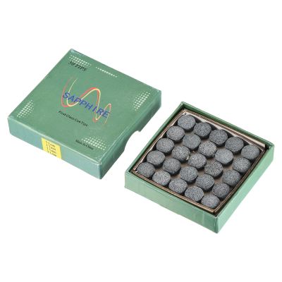 PATIKIL 11mm Dia Pool Cue Tips, 50 Pack Pool Billiard Cue Tips Pool Stick Replacement Tips Pool Stick Tips Snooker Cue Tips, Grey