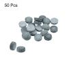 PATIKIL 11mm Dia Pool Cue Tips, 50 Pack Pool Billiard Cue Tips Pool Stick Replacement Tips Pool Stick Tips Snooker Cue Tips, Grey view 3